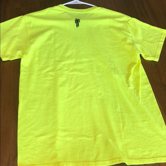 Neon Yellow Billie Eilish T-shirt - Picture 3 of 4